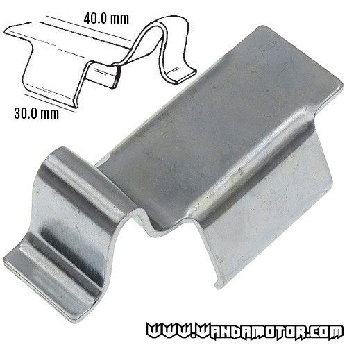 Track clip 30x40mm